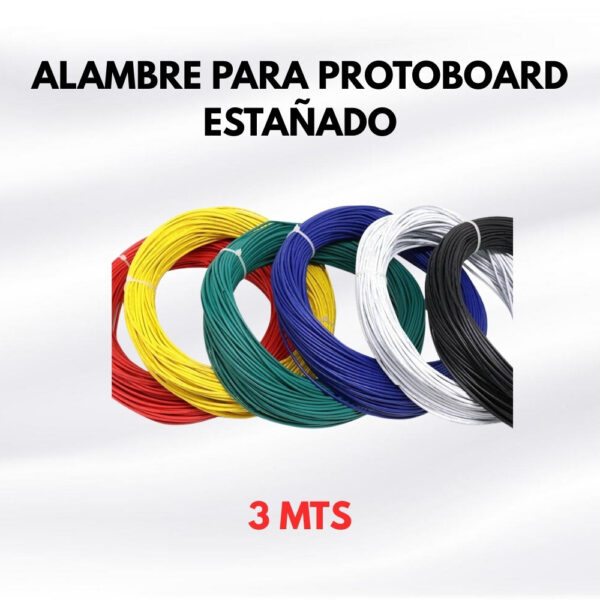 Alambre de Protoboard Estañado