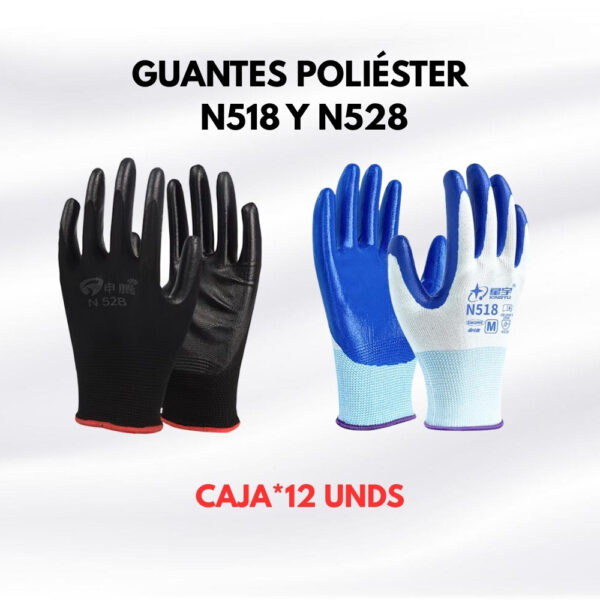 Guantes Poliéster N518 y N528 #8