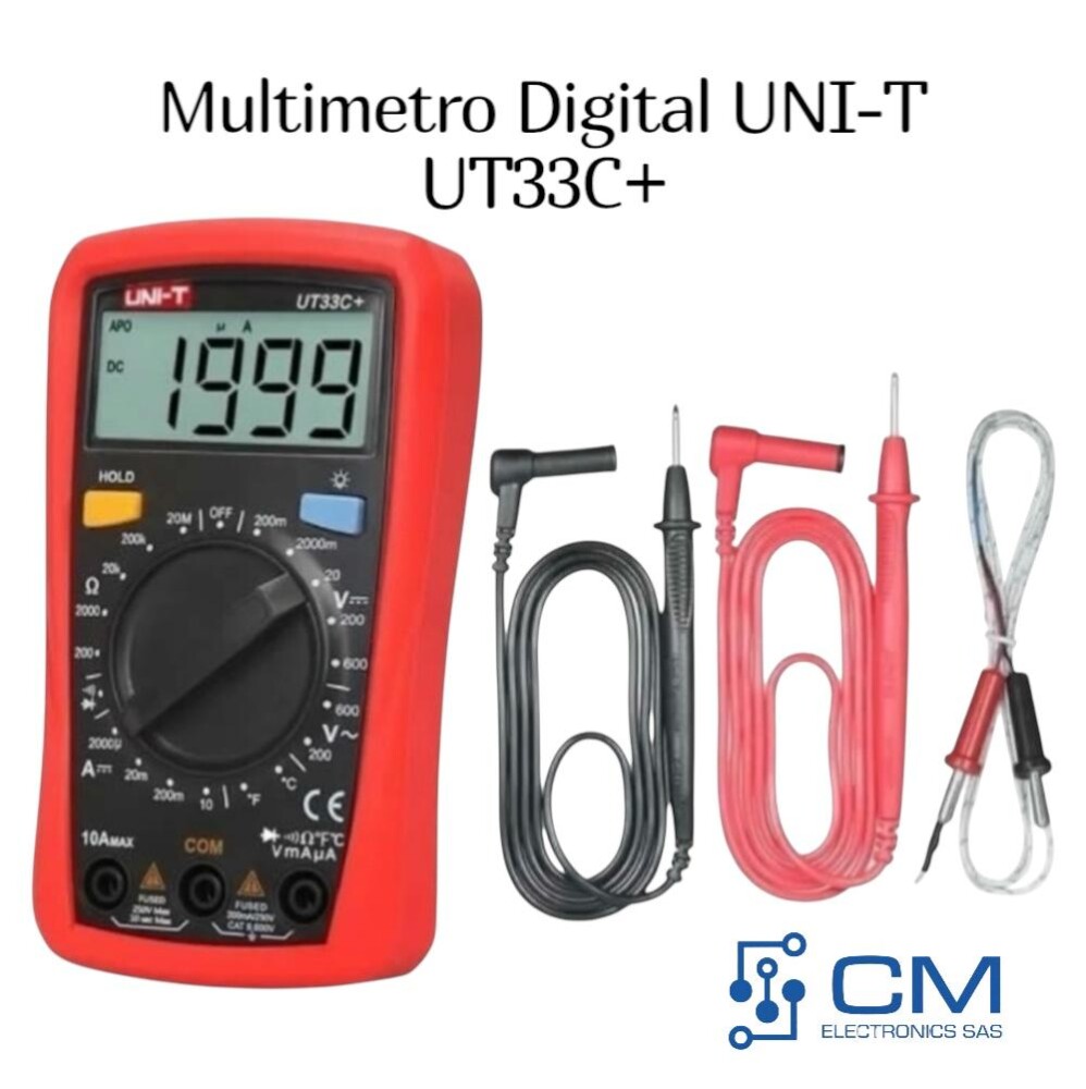 Multimetro Digital UNI-T UT33C+