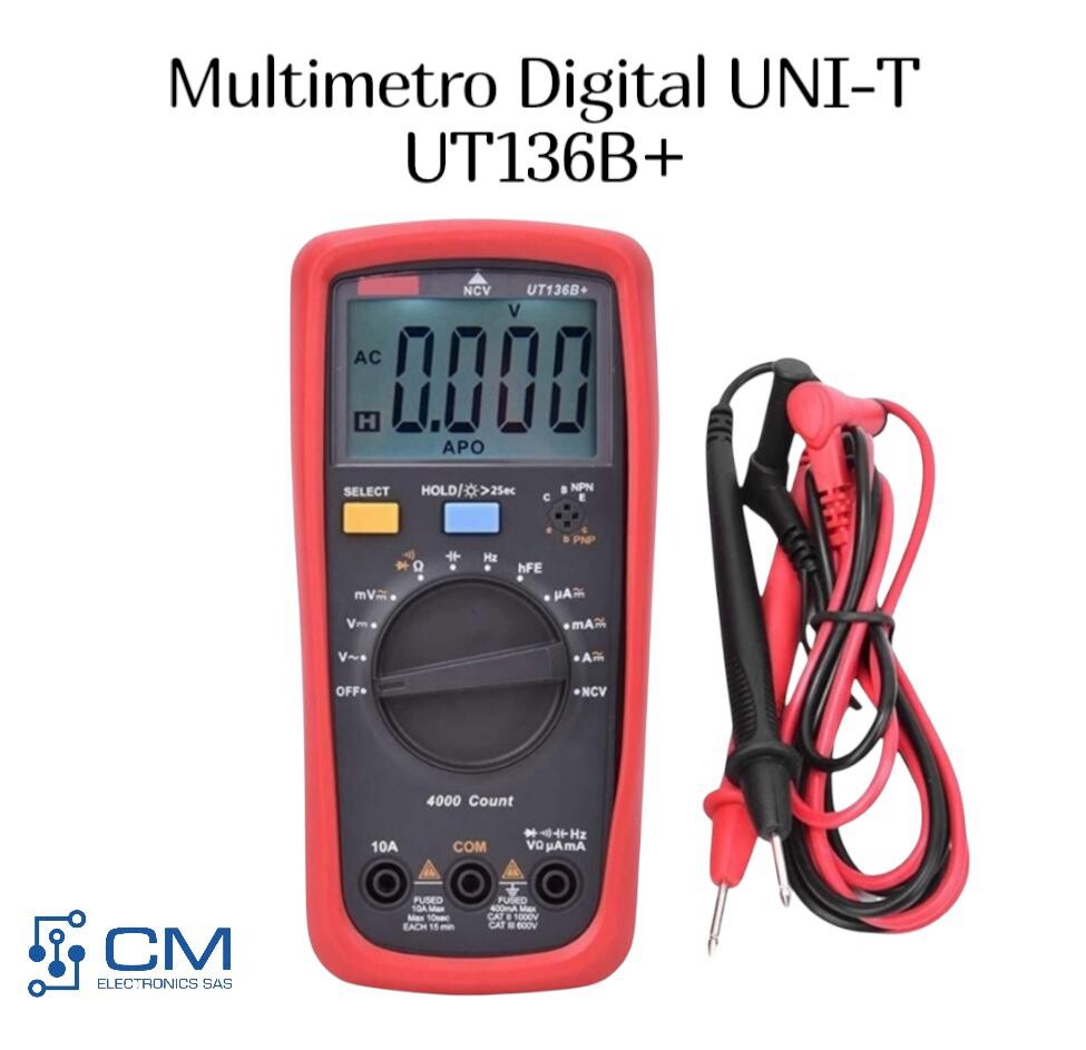 Multimetro Digital UNI-T UT136C+