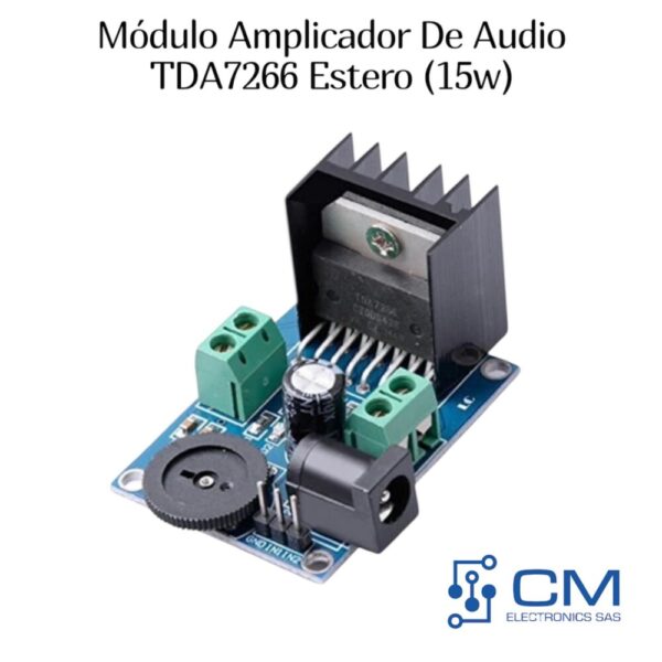 Modulo Amplificador De Audio TDA7266 Estero (15W)
