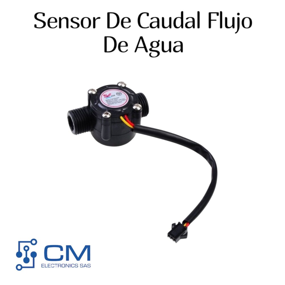 Sensor De Caudal Flujo De Agua