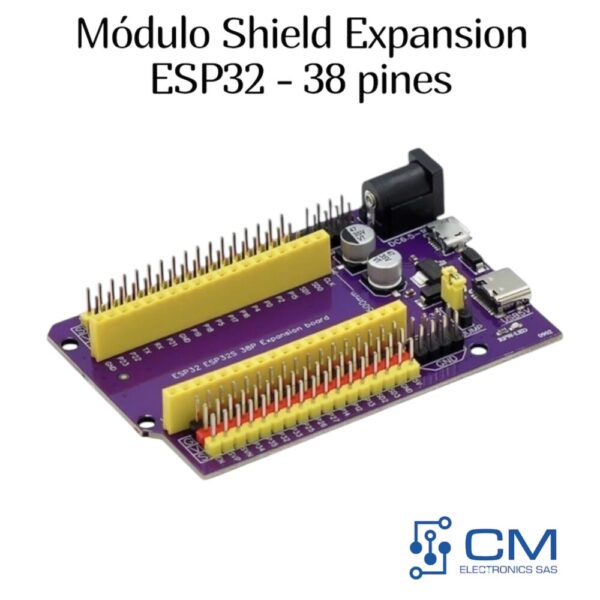 Modulo Shield Expansión ESP32 - 38 Pines
