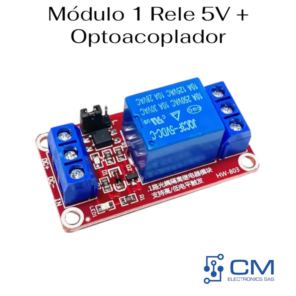 Módulo 1 Rele 5V + Optoacoplador