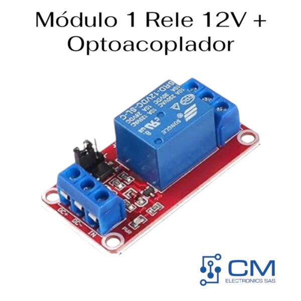 Módulo 1 Rele 12V + Optoacoplador