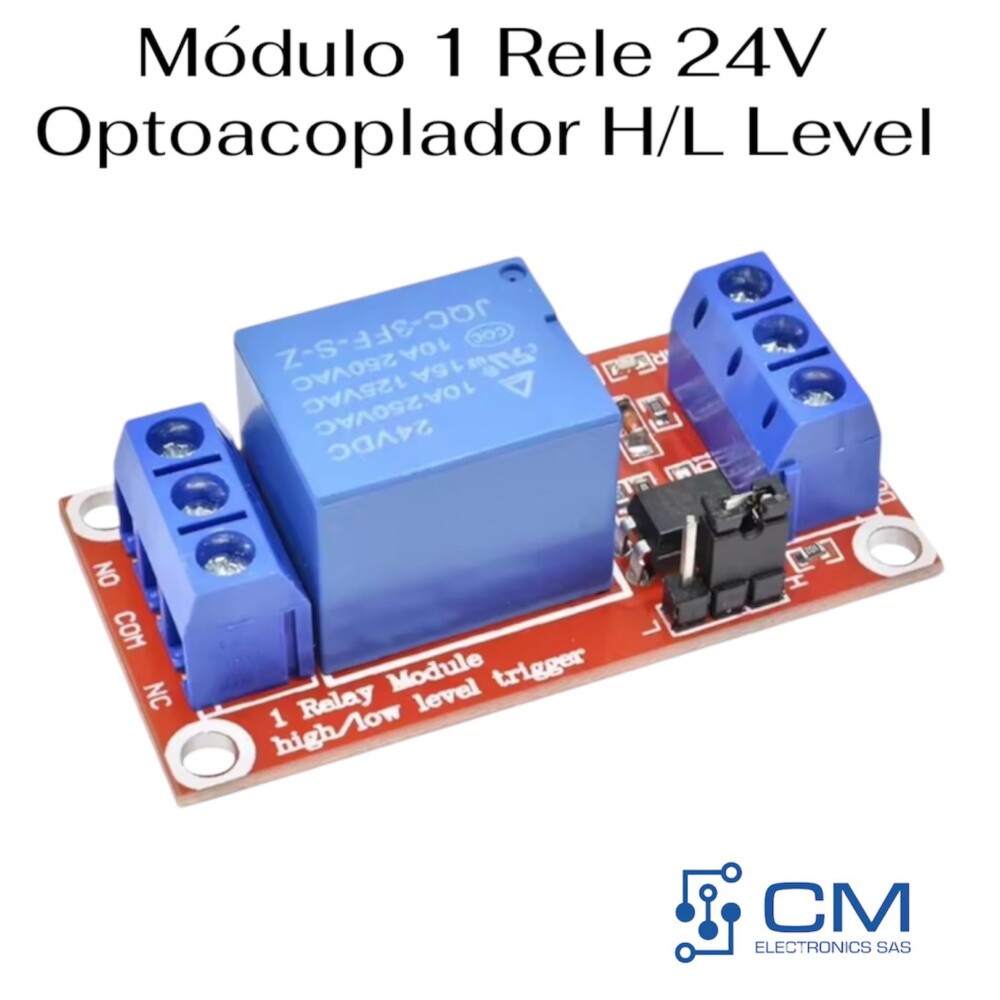 Módulo 1 Rele 24V + Optoacoplador