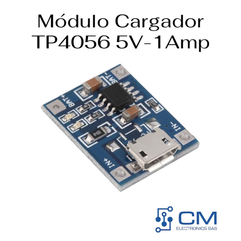 Mòdulo Cargador TP4056 5V - 1Amp