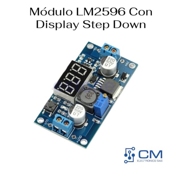 Módulo LM2596 Con Display Stem Down