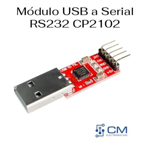 Módulo USB a Serial RS232 CP2102