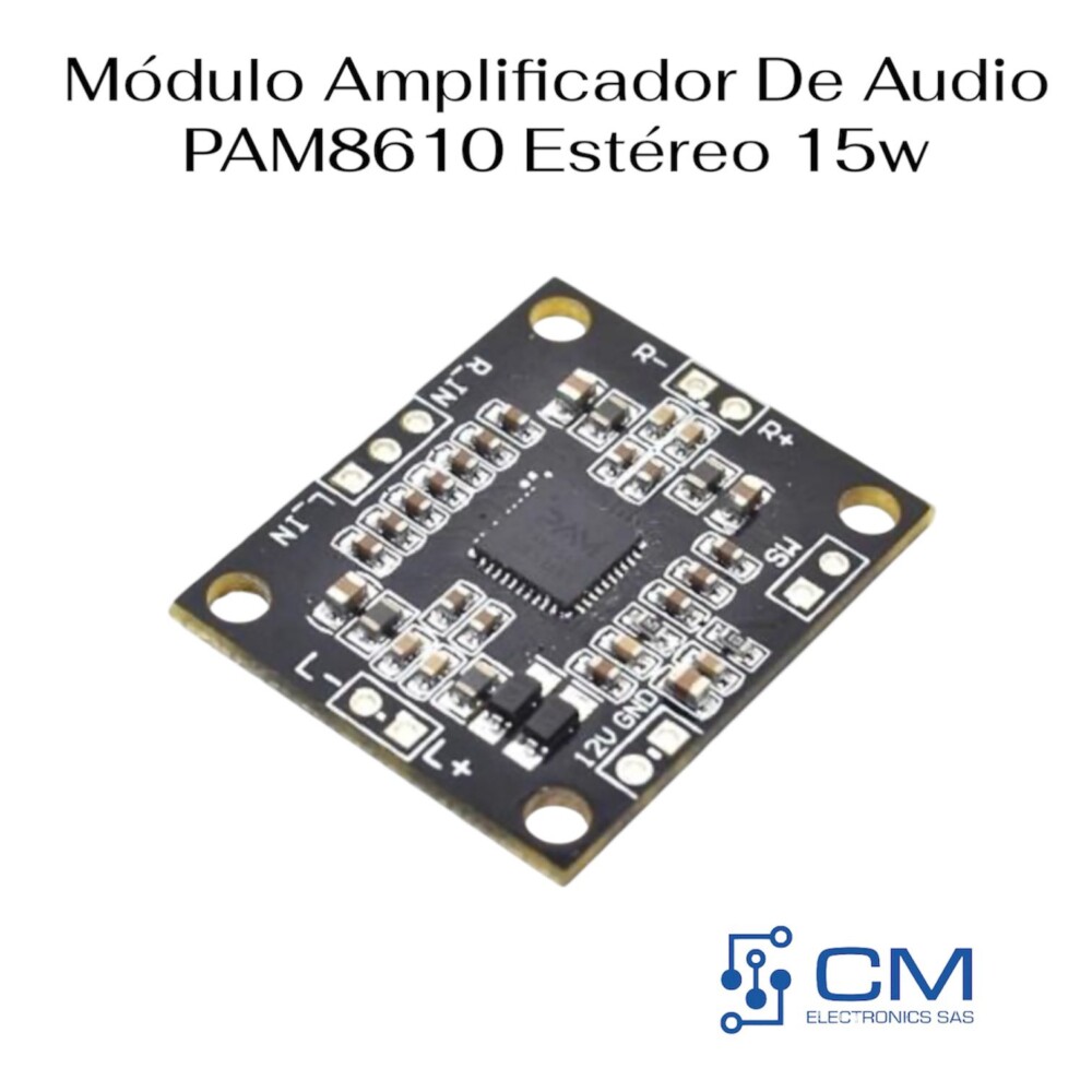 Módulo Amplificador De Audio PAM8610 Estéreo 15w