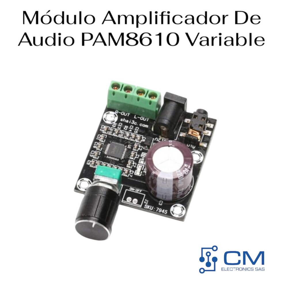 Módulo Amplificador De Audio PAM8610 Variable