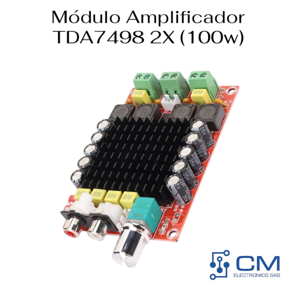 Mòdulo Amplificador TDA7498 2X (100W)