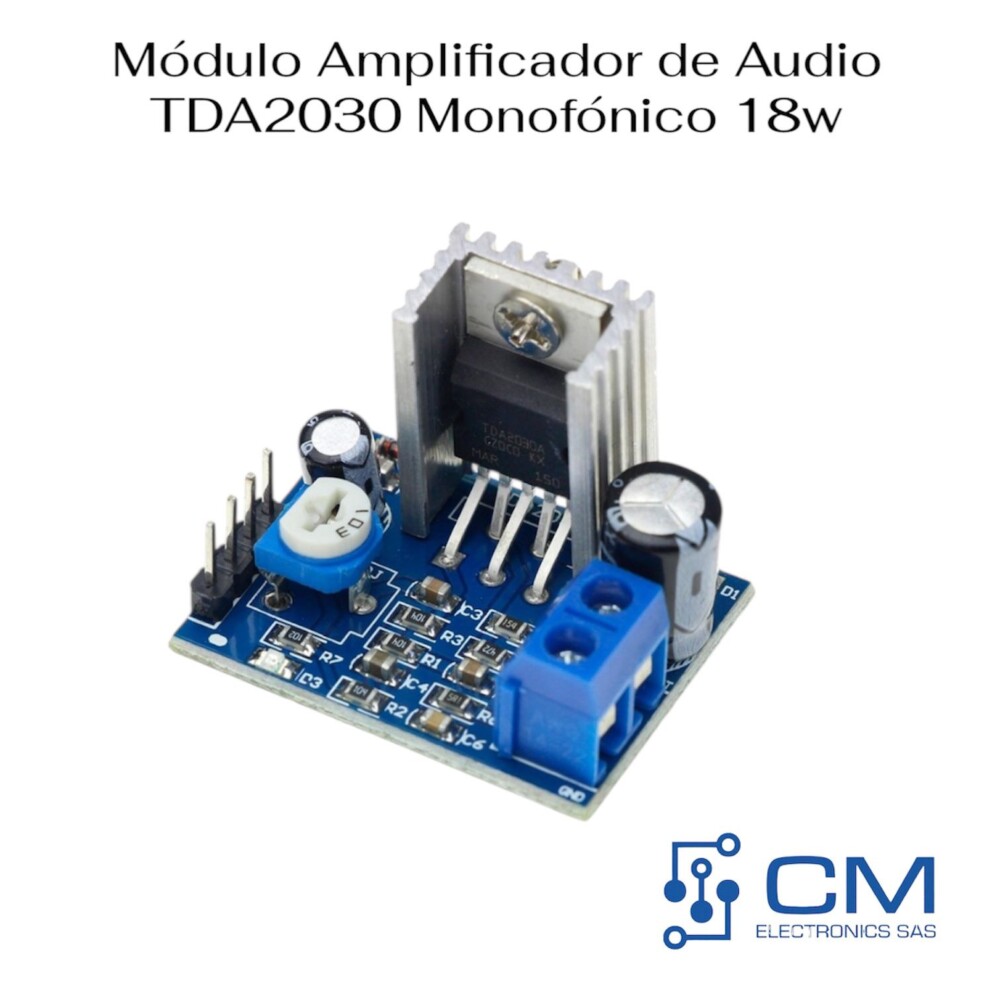 Modulo Amplificador de Audio TDA2030 MonofÒnico 18w