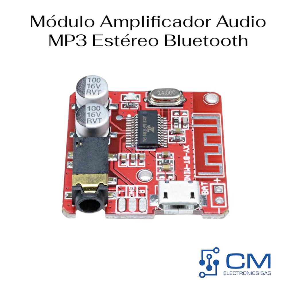 Mòdulo Amplificador Audio MP3 Estèreo Bluetooth