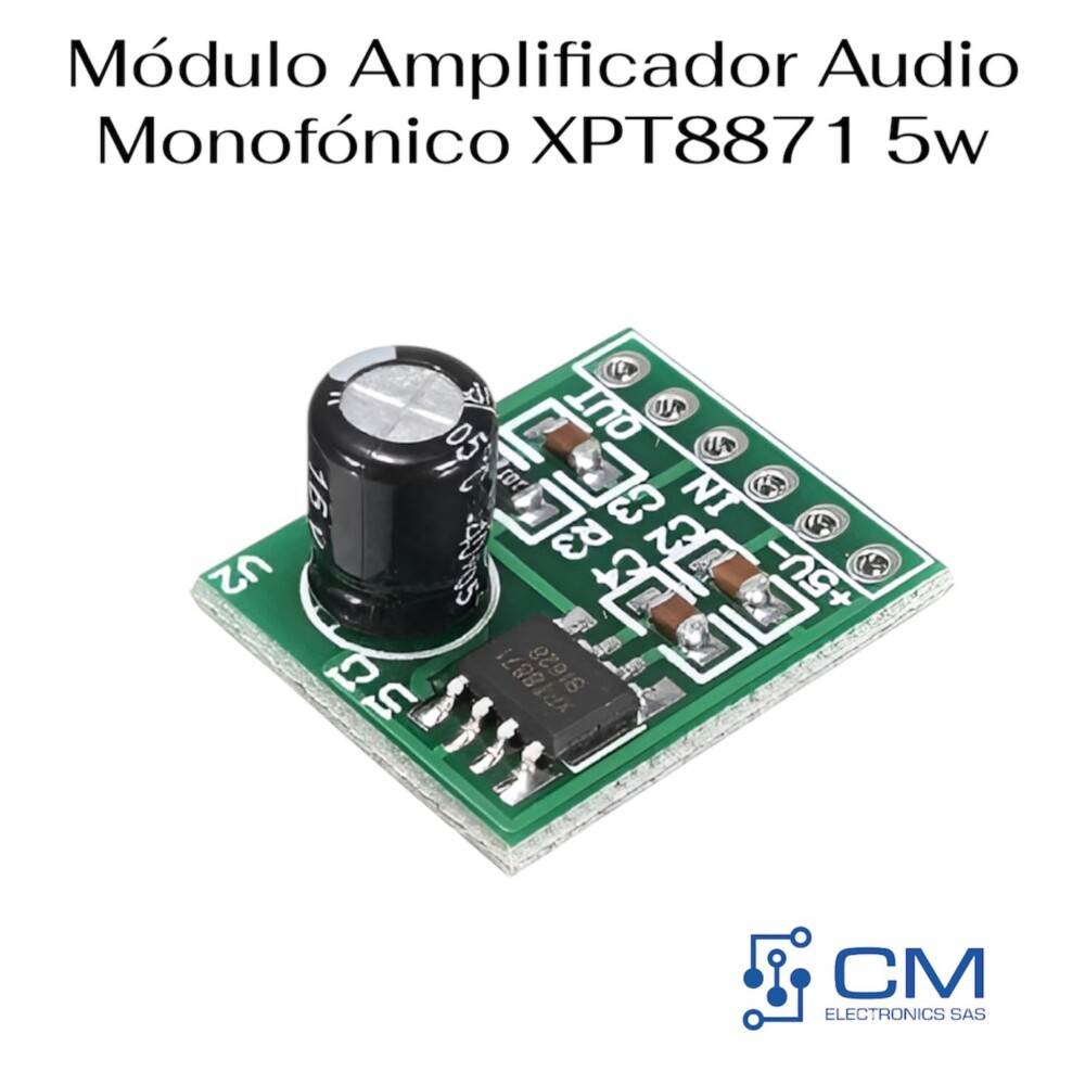 Mòdulo Amplificador Audio Monofònico XPT8871 5W