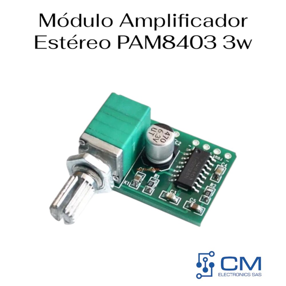 Mòdulo Amplificador Estèreo PAM8403 3W
