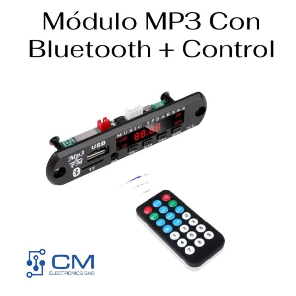 Mòdulo MP3 Con Bluetooth + Control