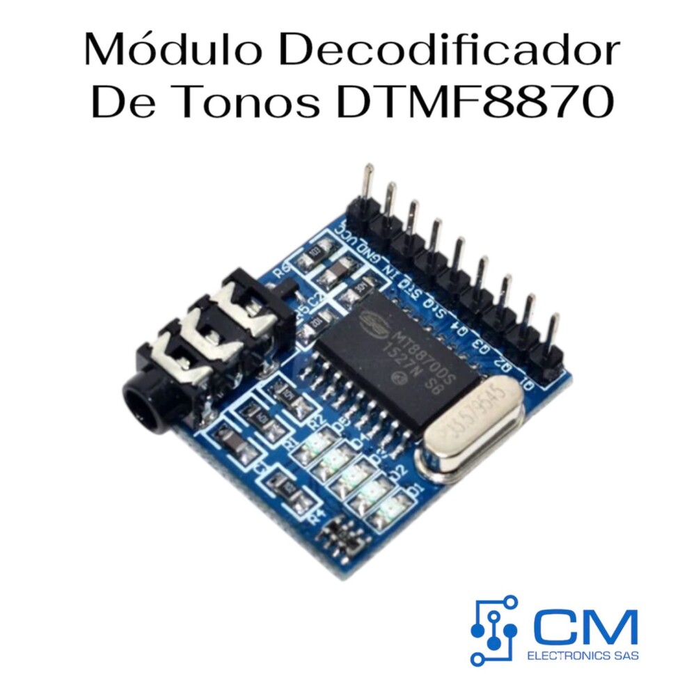 Mòdulo Decodificador De Tonos DTMF8870