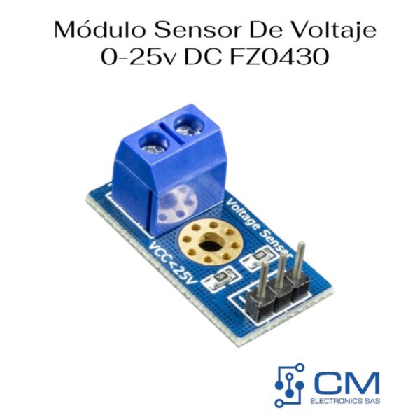 Mòdulo Sensor De Voltaje 0-25V DC FZ0430