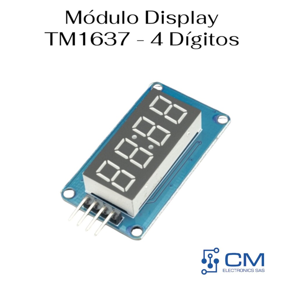 Mòdulo Display TM1637 - 4 Dìgitos