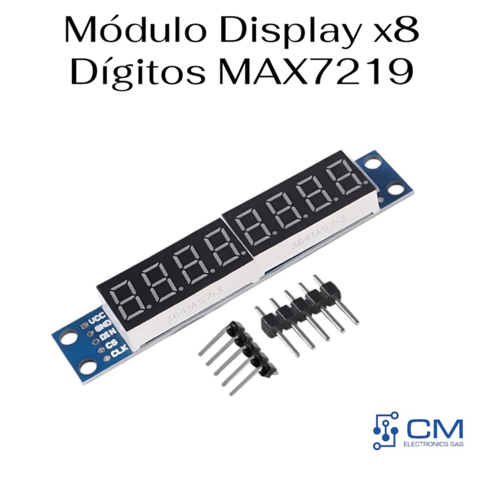 Mòdulo Display x8 Dìgitos MAX7219