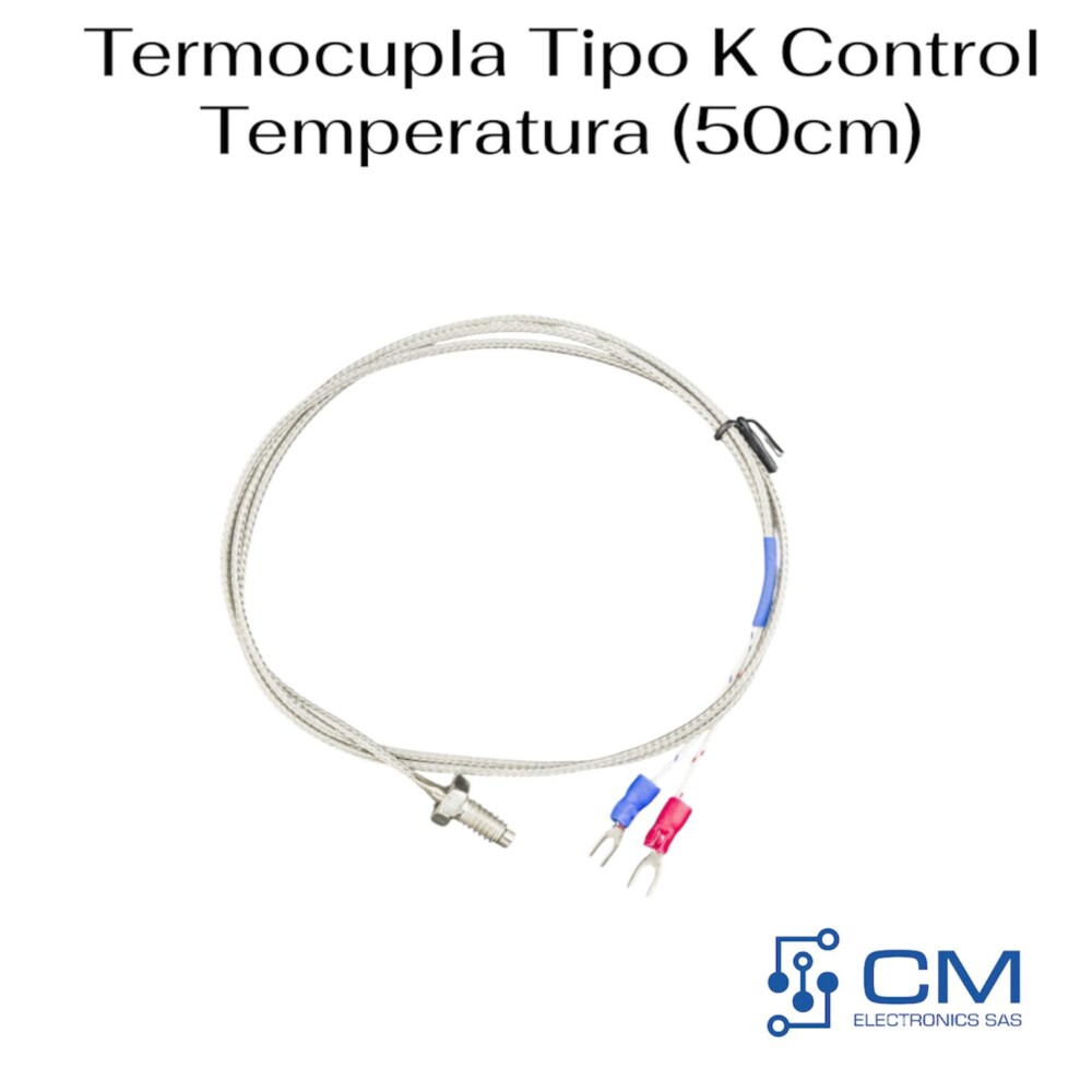 Termocupla Tipo K Control Temperatura (50cm)