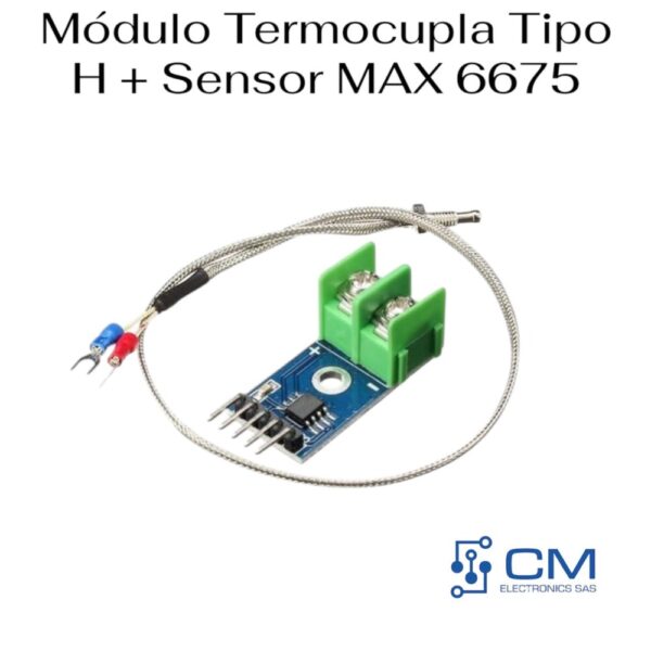 Mòdulo Termocupla Tipo H + Sensor MAX 6675