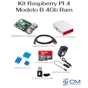 Kit Raspberry PI 4 Modelo B 4Gb RAM