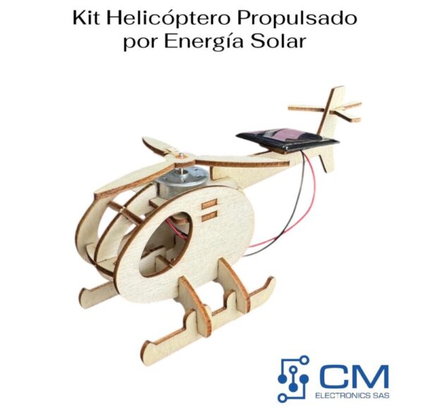 Kit Estudiantil Helicòptero Propulsado Por Energia Solar