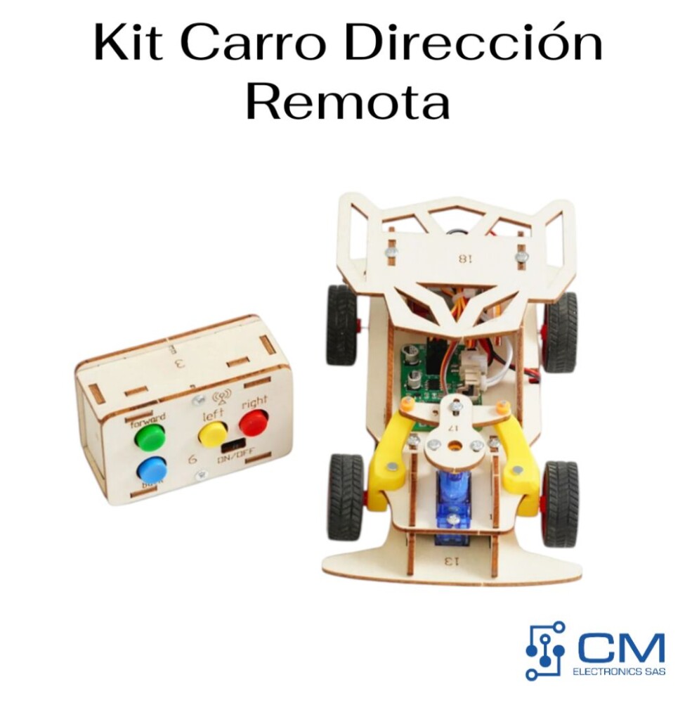 Kit Estudiantil Carro Direcciòn Remota