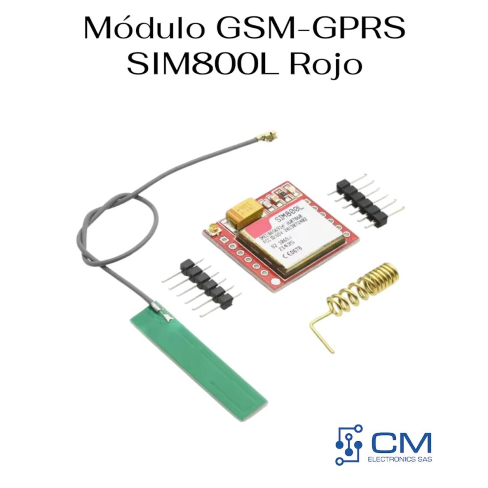 Mòdulo GSM-GPRS Simbool Rojo (Con Antena)