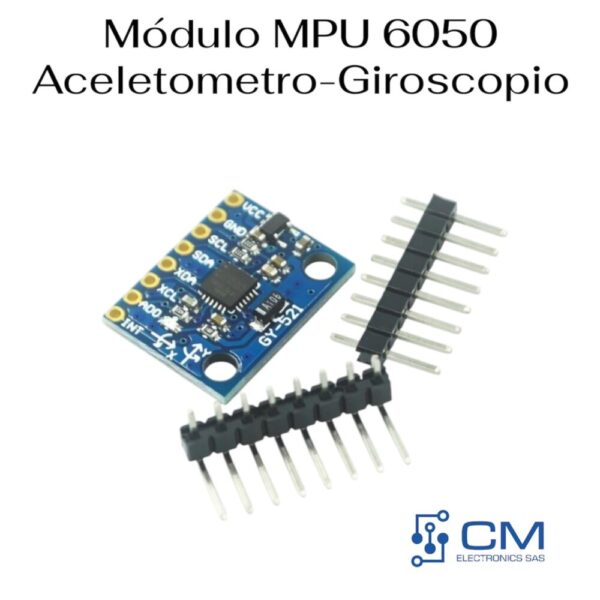 Mòdulo MPU 6050 Aceletometro-Giroscopio