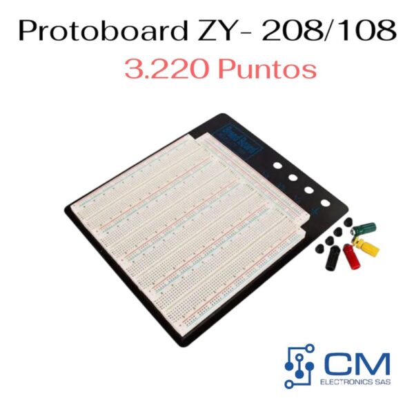 Protoboard ZY-208/108 3.220 Puntos