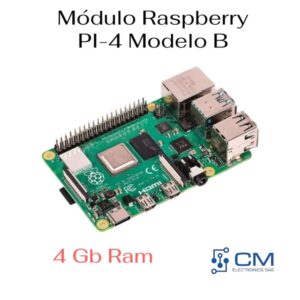 Mòdulo Raspberry PI-4 Modelo B (4GB Ram)