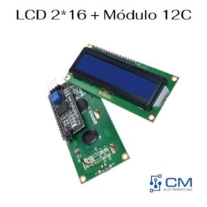 LCD 2*16 + Mòdulo 12C