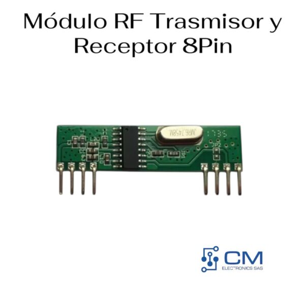 Mòdulo RF Trasmisor y Receptor 8 Pin