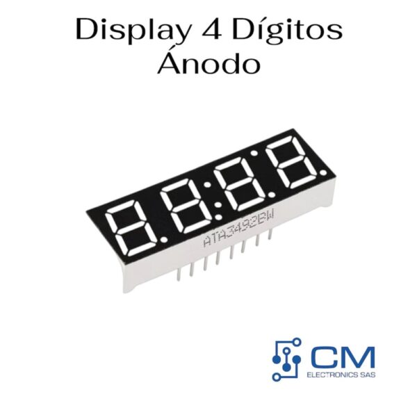 Display 4 Digitos Anodo