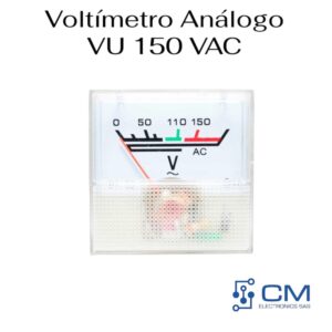 Voltimetro Analogo VU 150VAC