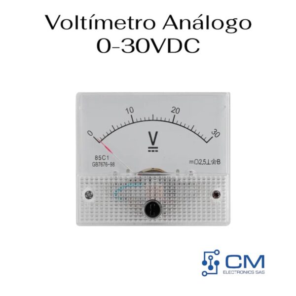 Voltimetro Analogo 0-30 VDC