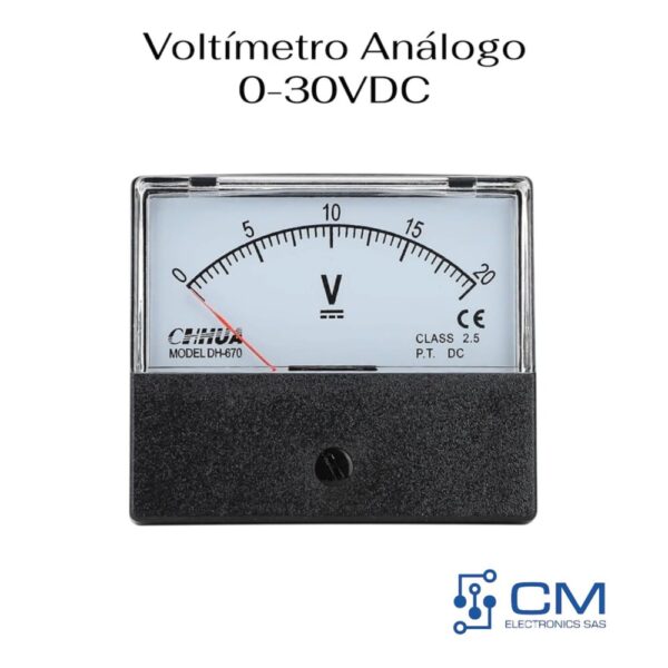 Voltimetro Analogo 0-30 VDC