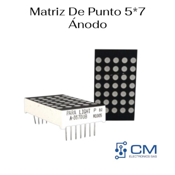 Matriz De Punto 5*7 Anodo