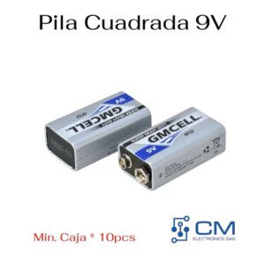 Pila Cuadrada 9V