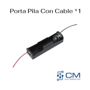 Porta Pila Con Cable *1
