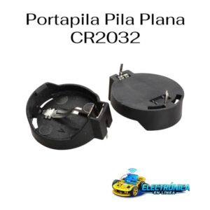 Portapila Pila Plana CR2032