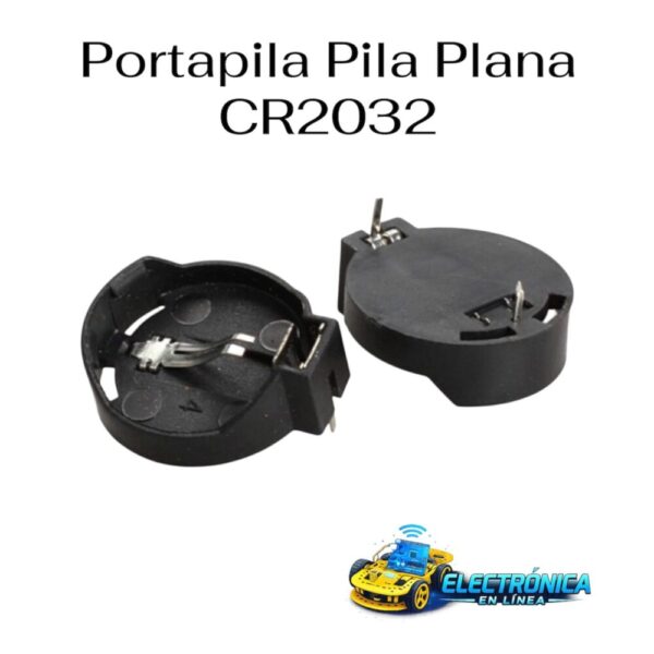 Portapila Pila Plana CR2032