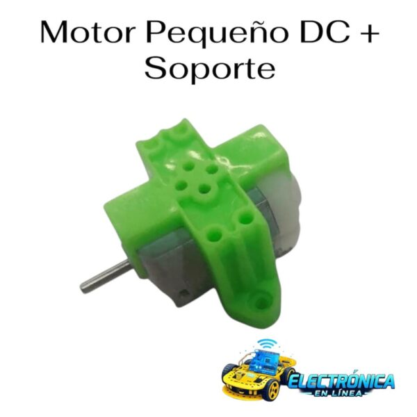 Motor Pequeño DC + Soporte