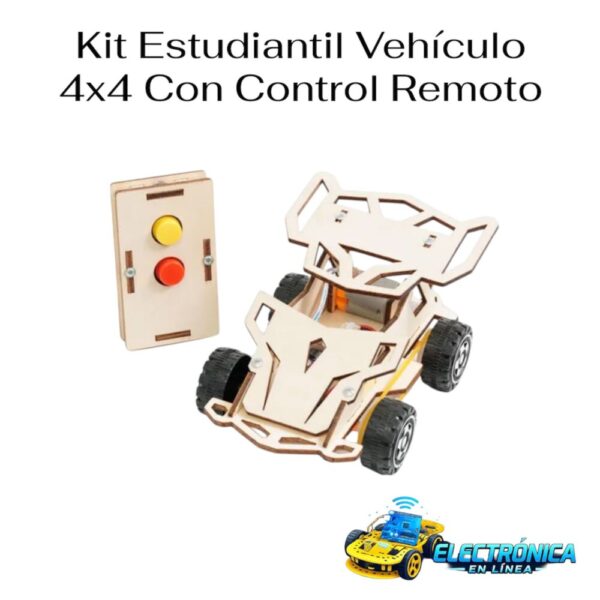 Kit Estudiantil Vehìculo 4x4 Con Control Remoto