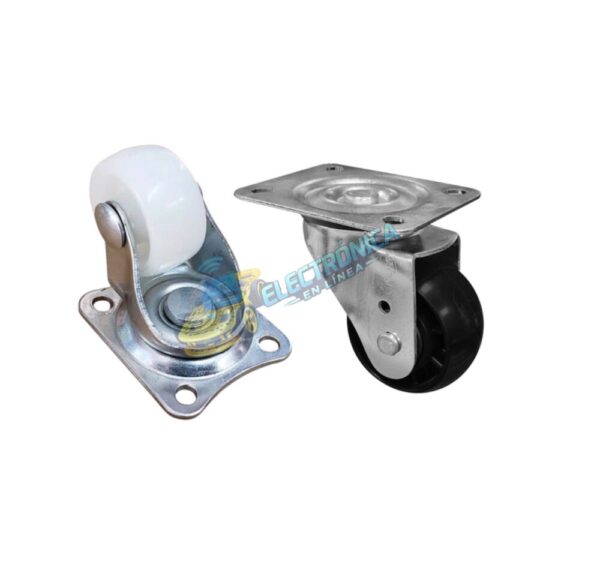 Rueda Loca Plastica 34mm