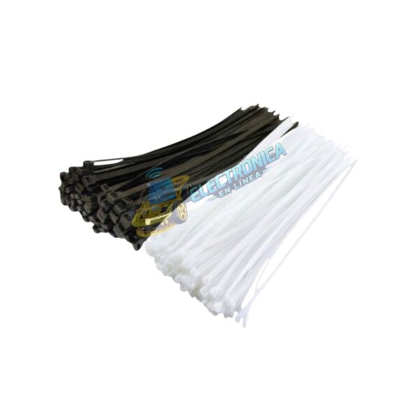 Amarre Plástico Blanco ó Negro (100UND)